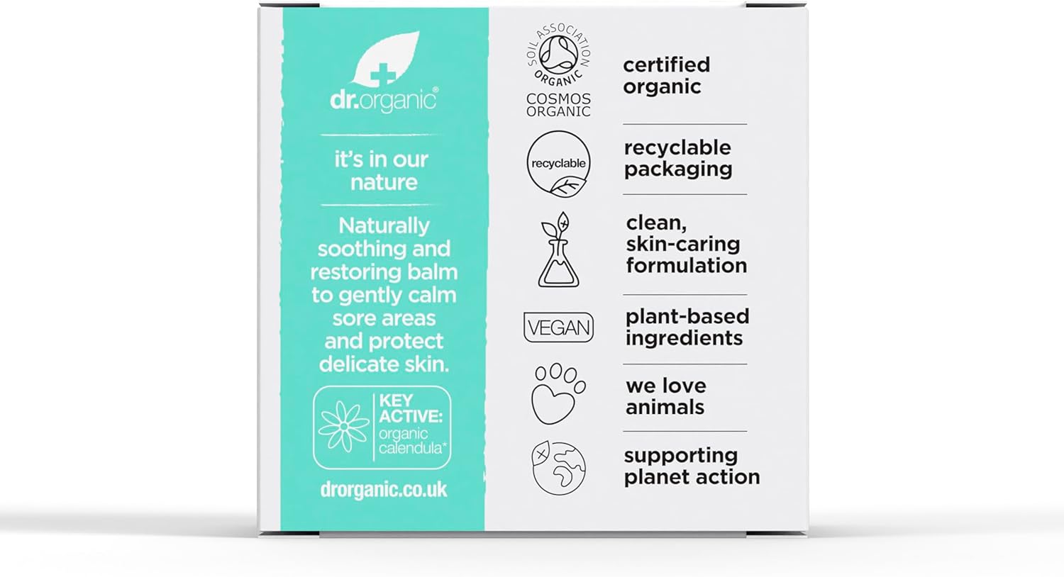 Dr Organic Baby Bum Balm with Calendula, Nappy Rash Cream, Sensitive Skin, Lanolin, Natural, Vegan, Dermatologically Tested, Cruelty-Free, Paraben & SLS Free, Certified Organic, 50ml-8