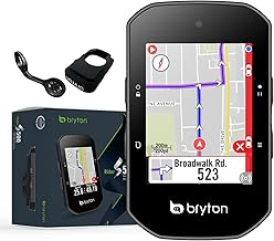 Bryton Rider S500 2.4 Inch Color LCD Touchscreen GPS Bike/Cycling Computer Offline UK & EU Map, Compatible with Bike Radar, 24hrs Long Battery Life, Navigation with Turn-by Turn Follow Track