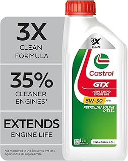 Castrol GTX 5W-30 A5/B5 Engine Oil 1L, White