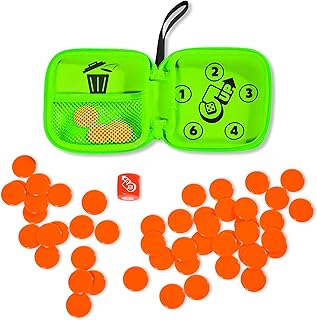 TOMY Games 5 Up - Addictive Push Your Luck Dice Game - 2-4 Player Travel Games - Fun Family Games for Kids and Adults - Board Games for 5+ Year Olds - Birthday Gifts and Christmas Stocking Fillers