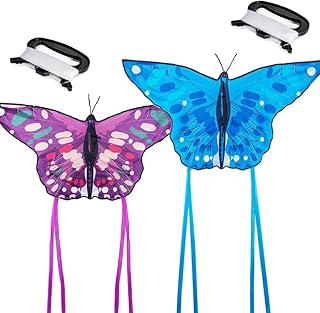 Butterfly Kite for Kids, Easy to Fly and Assemble Kite with Long Colorful Tail Family for Outdoor Games Activities, Best Gift of Creating Precious Memories with Family Members