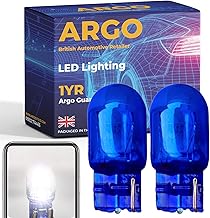 Argo 582 W21w Bulb Xenon White 3000k Super Bright DRL Daytime Running Lights T20 Bulb Reverse Back W3x16d Up Car Van 382w Bulbs 12v 21w Bulb