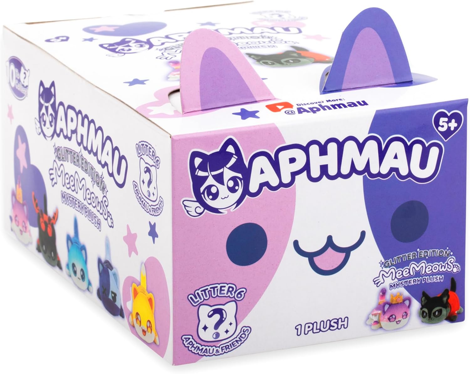 Aphmau 6” MeeMeow Mystery Plush – Series 6; YouTube Gaming Channel, Blind Box, 1 of 8 Possible, Friends MeeMeows, Official Merch, STYLES MAY VARY-1