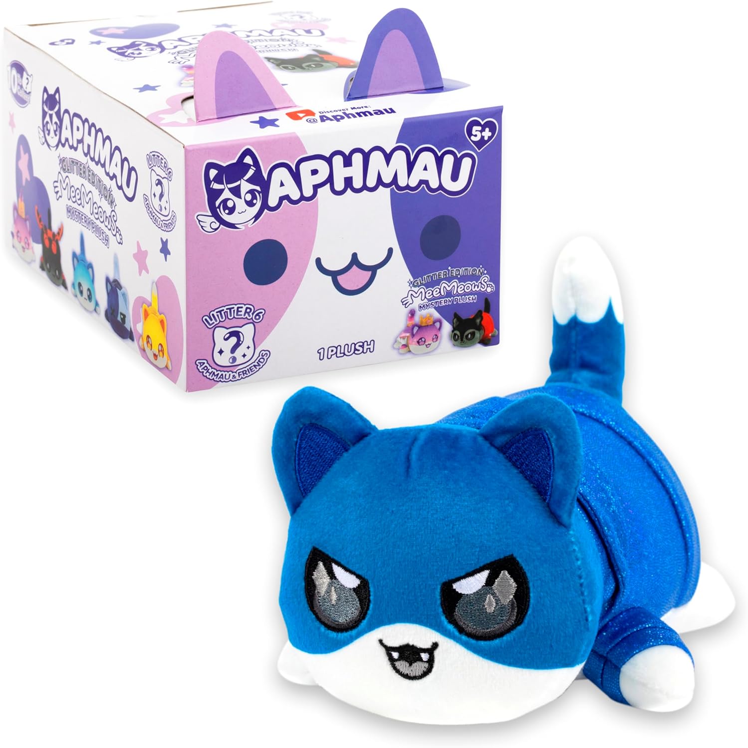 Aphmau 6” MeeMeow Mystery Plush – Series 6; YouTube Gaming Channel, Blind Box, 1 of 8 Possible, Friends MeeMeows, Official Merch, STYLES MAY VARY-6