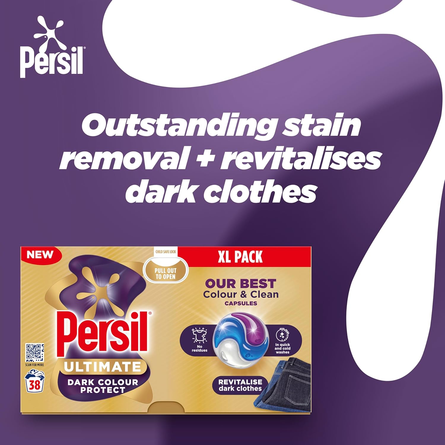 Persil Ultimate Dark Colour Protect Washing Capsules 38 washes-3