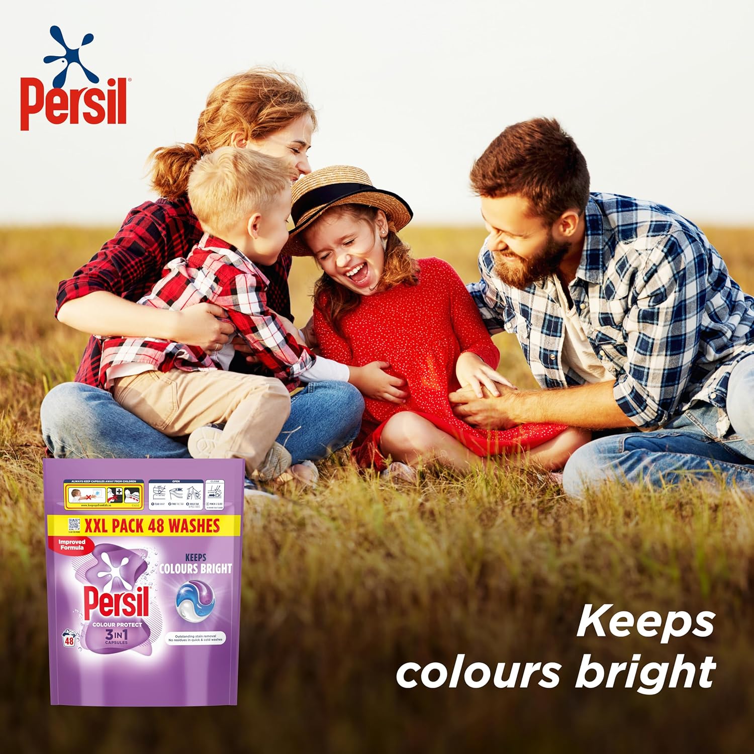 Persil Colour Protect 3 in 1 Washing Capsules keeps colours bright outstanding stain removal in quick & cold washes 48 washes-4