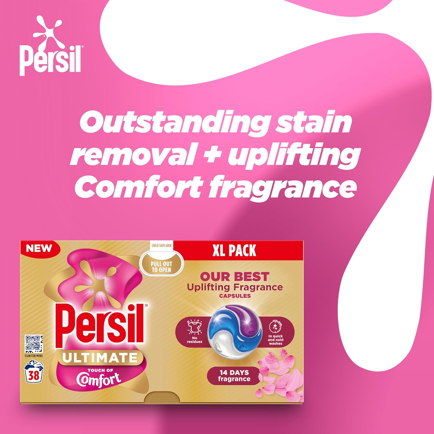 Persil Ultimate Touch of Comfort Washing Capsules 38 washes-2