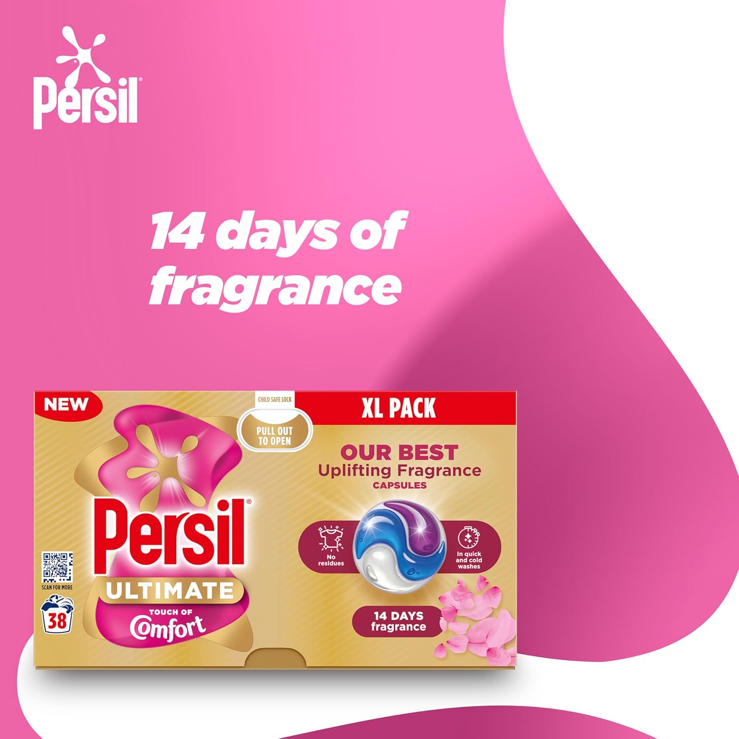 Persil Ultimate Touch of Comfort Washing Capsules 38 washes-3