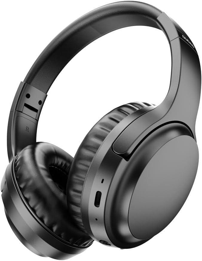 Maplin Dudao X22Pro Bluetooth 5.3 Over-Ear Headphones, Earphones for iOS/Android Phones, Noise Cancelling Deep Bass & Mic, Flight/Plane/Work/Calls-0