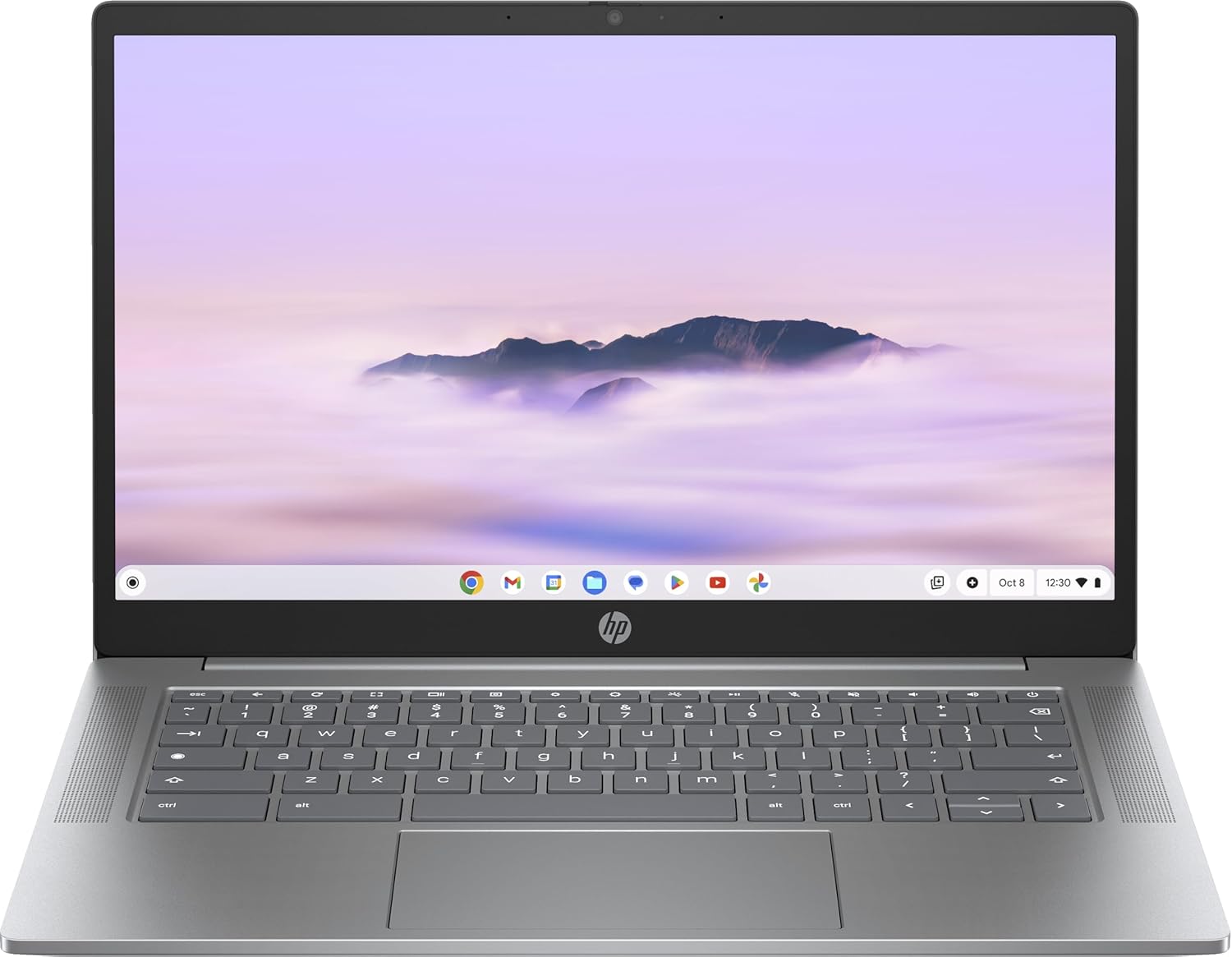 HP Chromebook Plus 14" , Intel Core i3 N-series Processor , 8 GB RAM , 256 GB Flash Storage , Intel UHD Graphics , FHD Display , Up to 11hrs battery , Chrome OS , Dual Speakers , Silver , 14a-nf0000sa-19