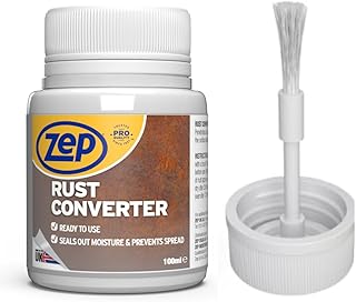 Zep Rust Converter and neutraliser with a brush for easy application | Rust inhibitor | Rust converter for cars | Rust converter for metal | Car rust treatment (Rust Converter)