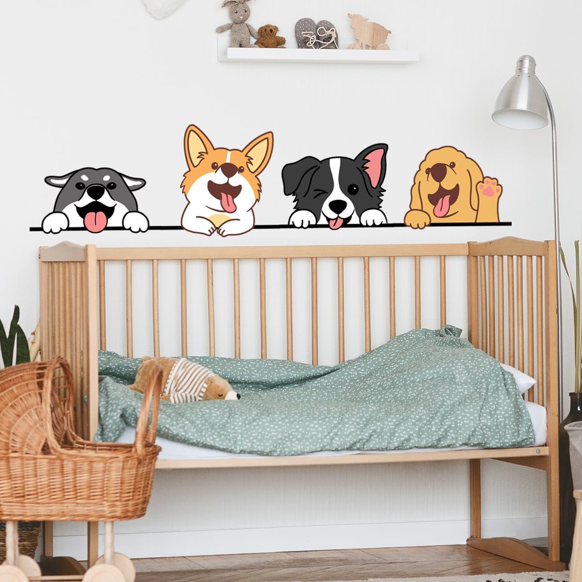 BuerHomie Wall Stickers 3D 5 Pet Dog Decal Puppy Stickers Vinyl Decor-4