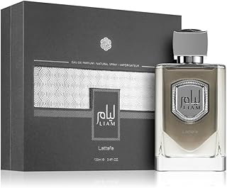 Lattafa Perfumes Liam Grey EDP Spray 100ML (3.4 OZ), Refreshing and Aromatic Fragrances for Men & Women.