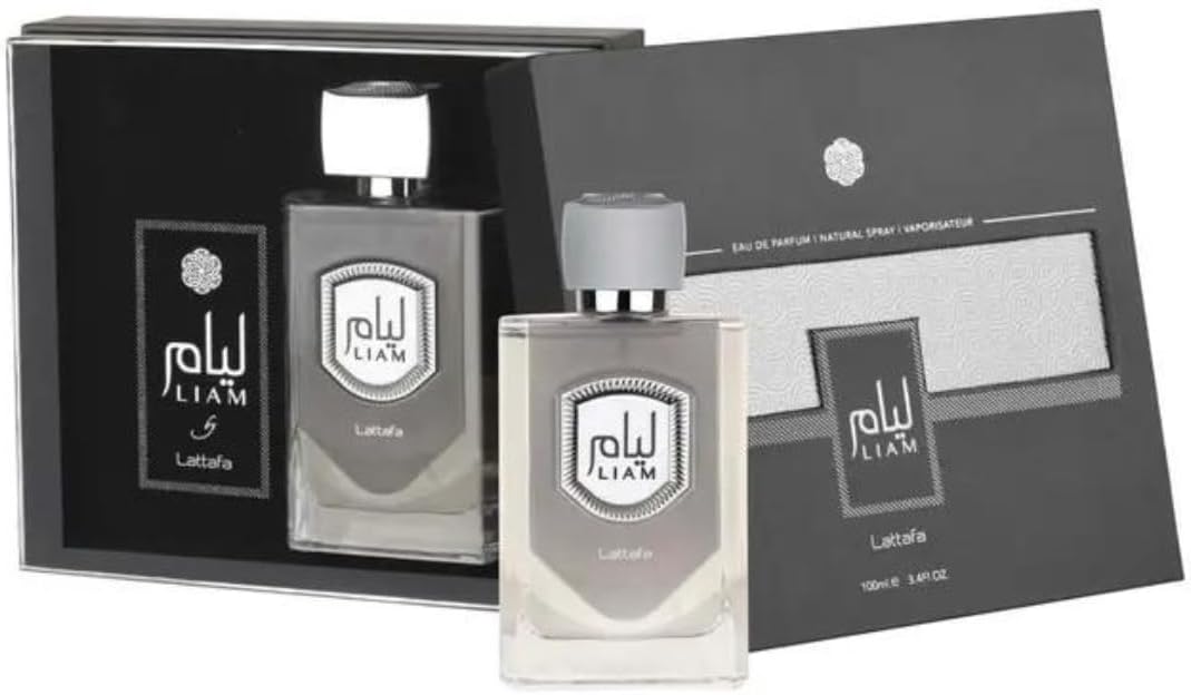 Lattafa Perfumes Liam Grey EDP Spray 100ML (3.4 OZ), Refreshing and Aromatic Fragrances for Men & Women.-3