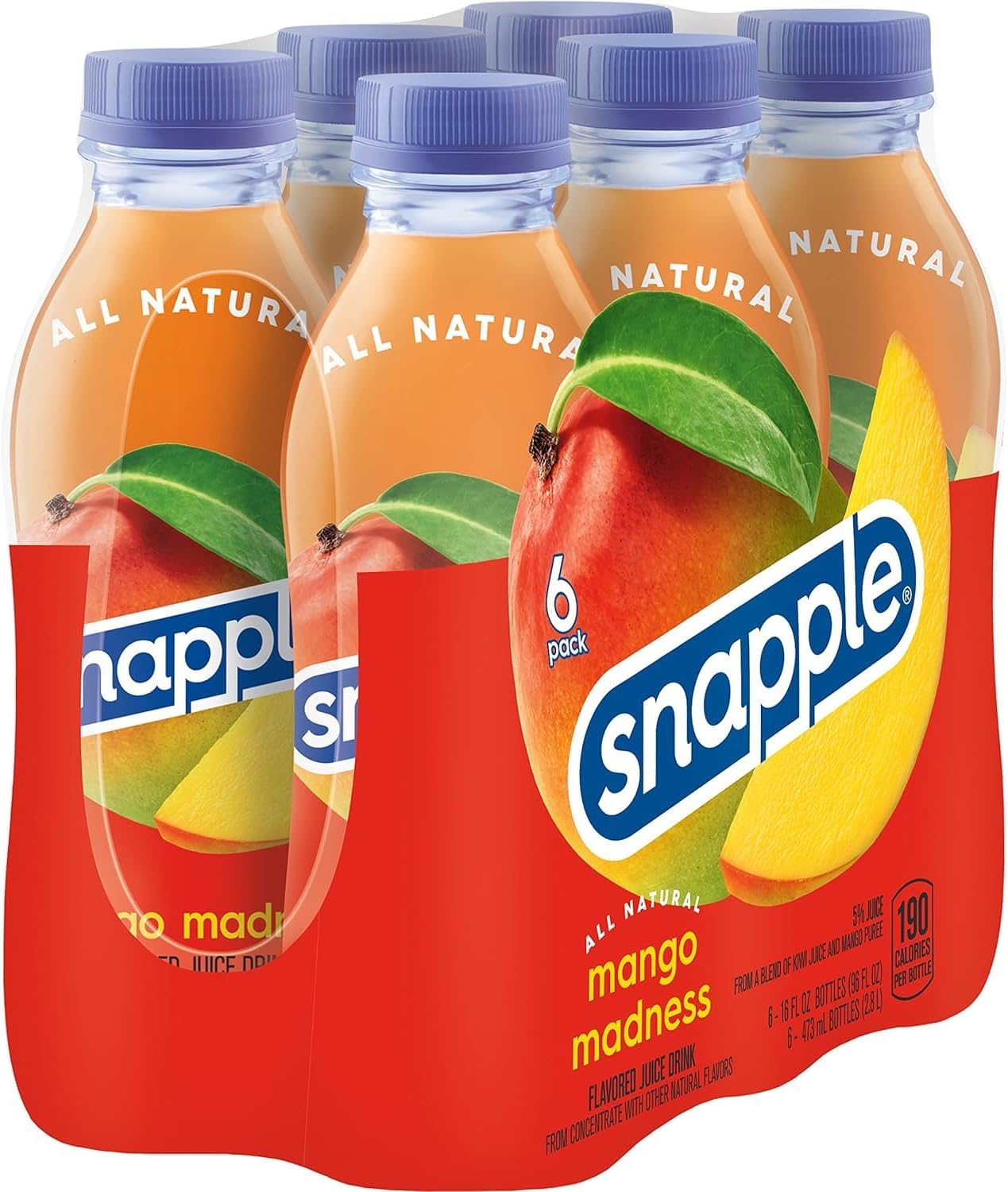 Snapple Mango Madness 6 x 473ml (16oz)-3