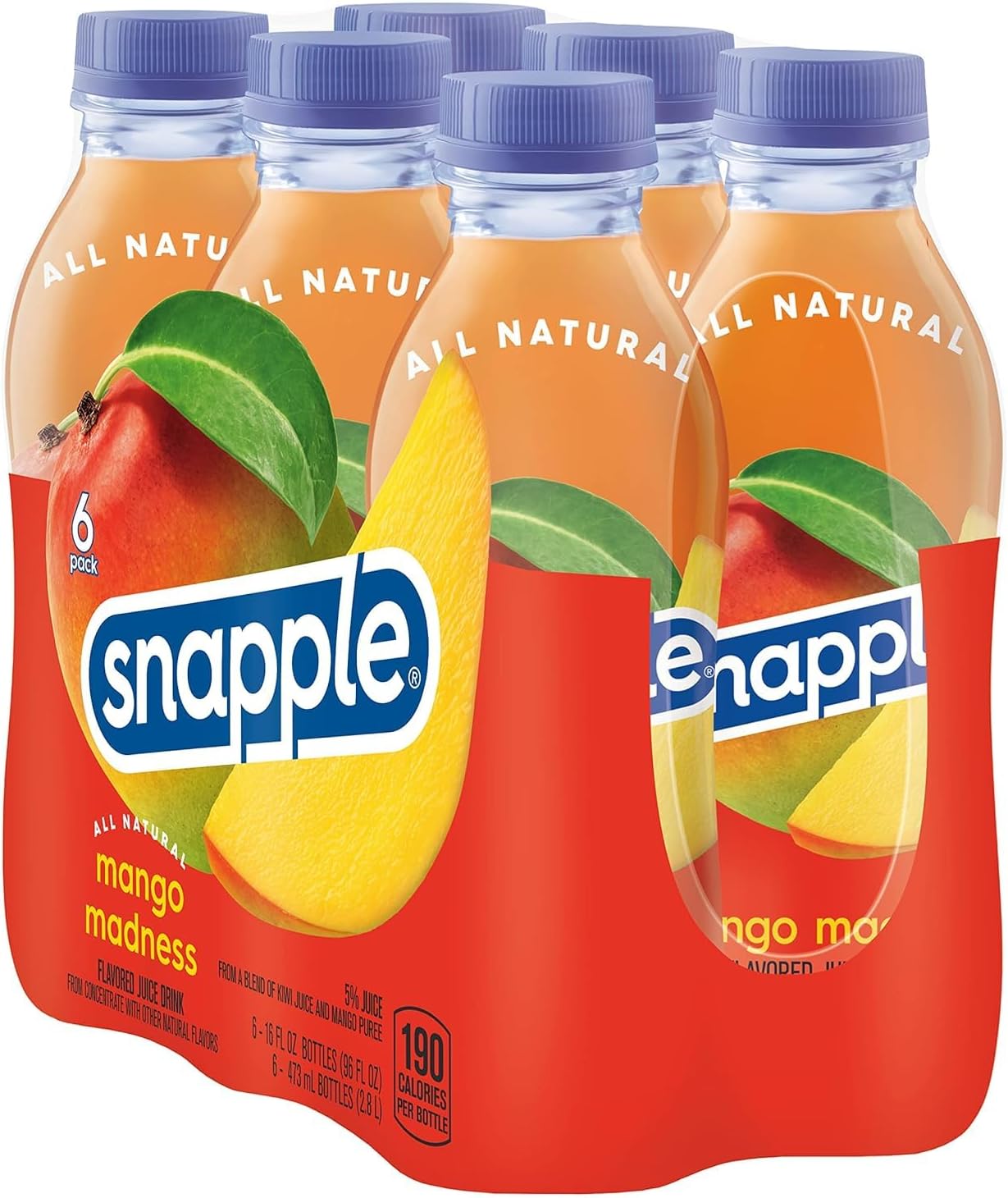 Snapple Mango Madness 6 x 473ml (16oz)-4