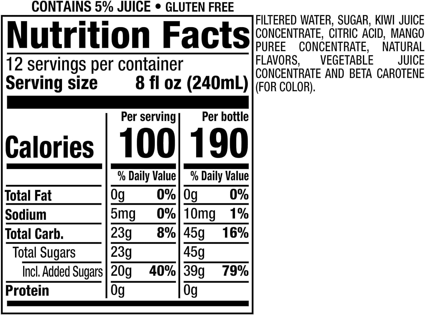 Snapple Mango Madness 6 x 473ml (16oz)-7