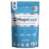 The Intelligent Health Magnease Magnesium Supplement, 1800 MG Super Strength Magnesium Capsules - Triple Complex with Magnesium Glycinate, Malate & Citrate (180)