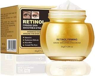 Retinol Eye Cream-Eye Cream For Dark Circles And Puffy Eyes,Moisturize Hydrate With Retinol Serum,Collagen, Hyaluronic Acid-Eye Cream Anti Aging-Anti Wrinkle Eye Cream