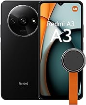 Xiaomi Redmi A3 Midnight Black-Smartphone-3+64GB,MediaTek Helio G36,5000mAh(typ) battery,AI dual camera system,Smooth 6.71“90 Hz Display（UK Version+2 Years Warranty）