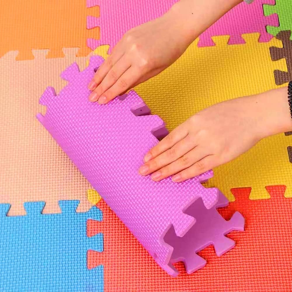 Faxatuo Exercise Mats, 20pcs Gym Flooring Mat, Foam Exercise Mats, Interlocking Puzzle EVA Floor Tiles, Exercise Equipment Mats For Home Workout-2