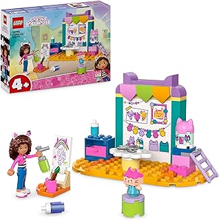 LEGO Gabby’s Dollhouse Crafting with Baby Box Toy for 4 Plus Year Old Kids, Girls & Boys, Preschool Learning Toys for Imaginative play, Birthday Gift Idea 10795