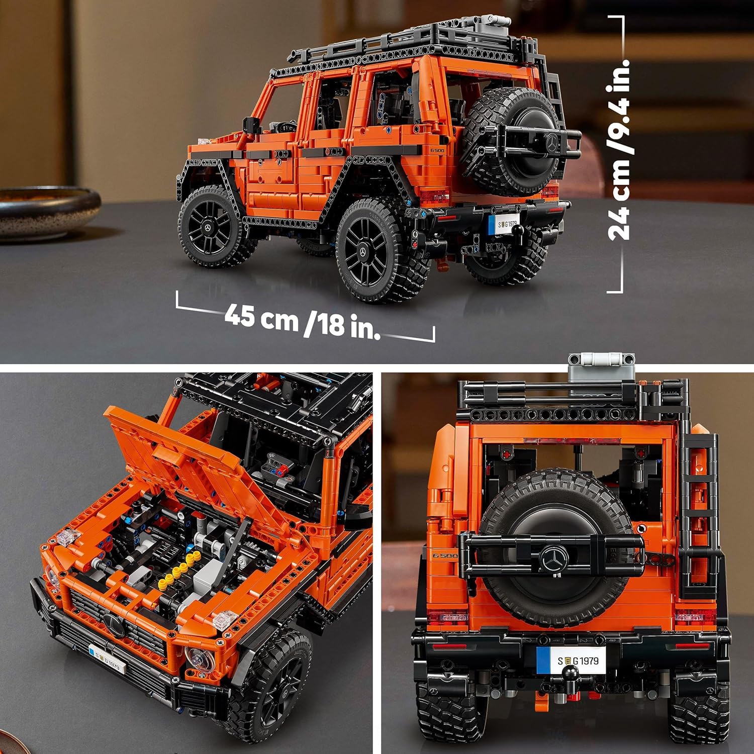 LEGO Technic Mercedes-Benz G 500 PROFESSIONAL Line Building Set, Model Car Kit for Adults to Build, Collectible 4X4 Off-Road Vehicle, Gift for Men, Women, Him or Her 42177-2