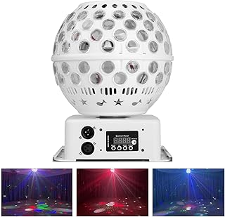 Disco Balls with Remote Control, Disco Light Party Light LT300 Music Sound Activated DJ Disco Lights DMX Beam Effect Light for Halloween Birthday Party bar Nightclub KTV