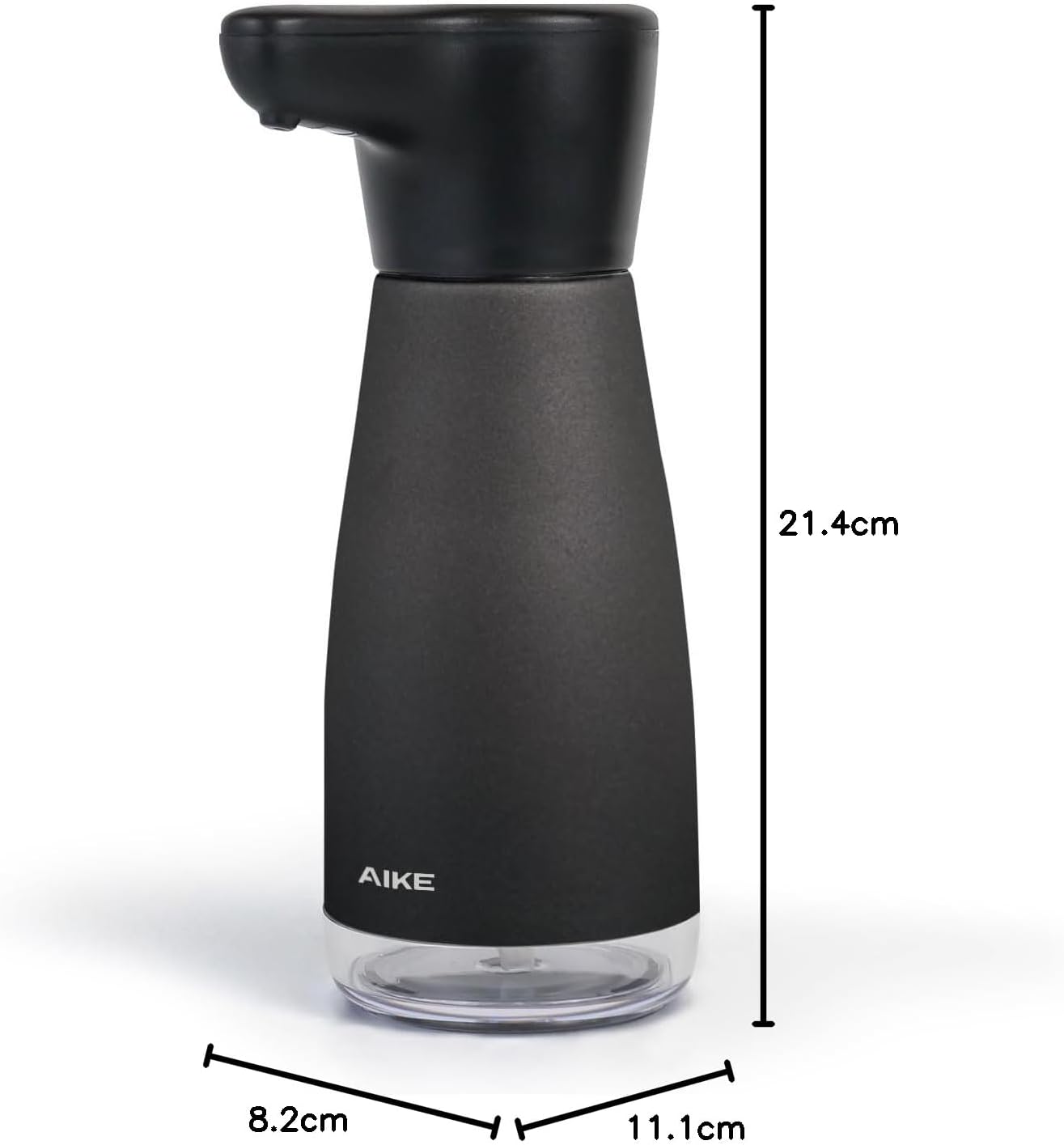 AIKE Automatic Soap Dispenser, 420ml/14oz. Rechargeable Washing up Liquid Dispenser for Kitchen, Stainless Steel Dish Soap Dispenser Automatic Model AK1337-5