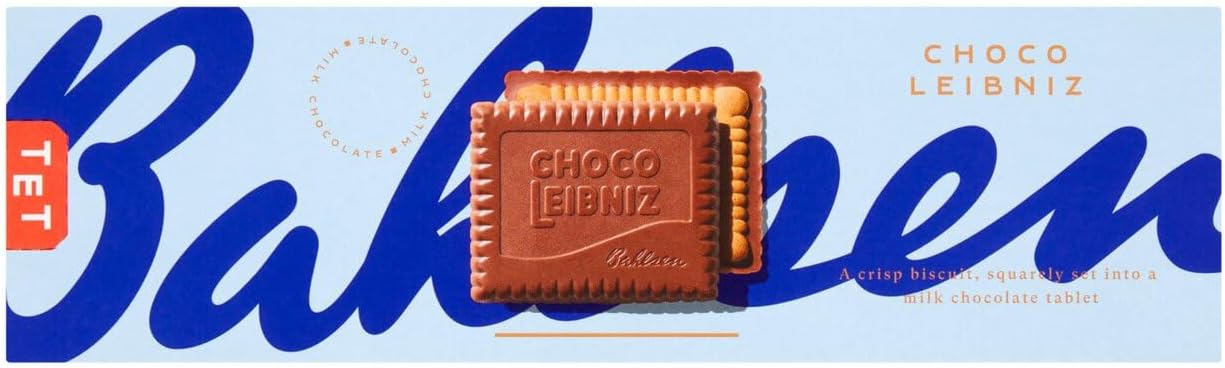 Chocolate Biscuit Bundle With Bahlsen Choco Leibniz Dark Chocolate Biscuits 111g, Milk Chocolate Biscuits 111g, Orange Chocolate Biscuits 111g and White Chocolate Biscuits 111g (4 Pack)-2