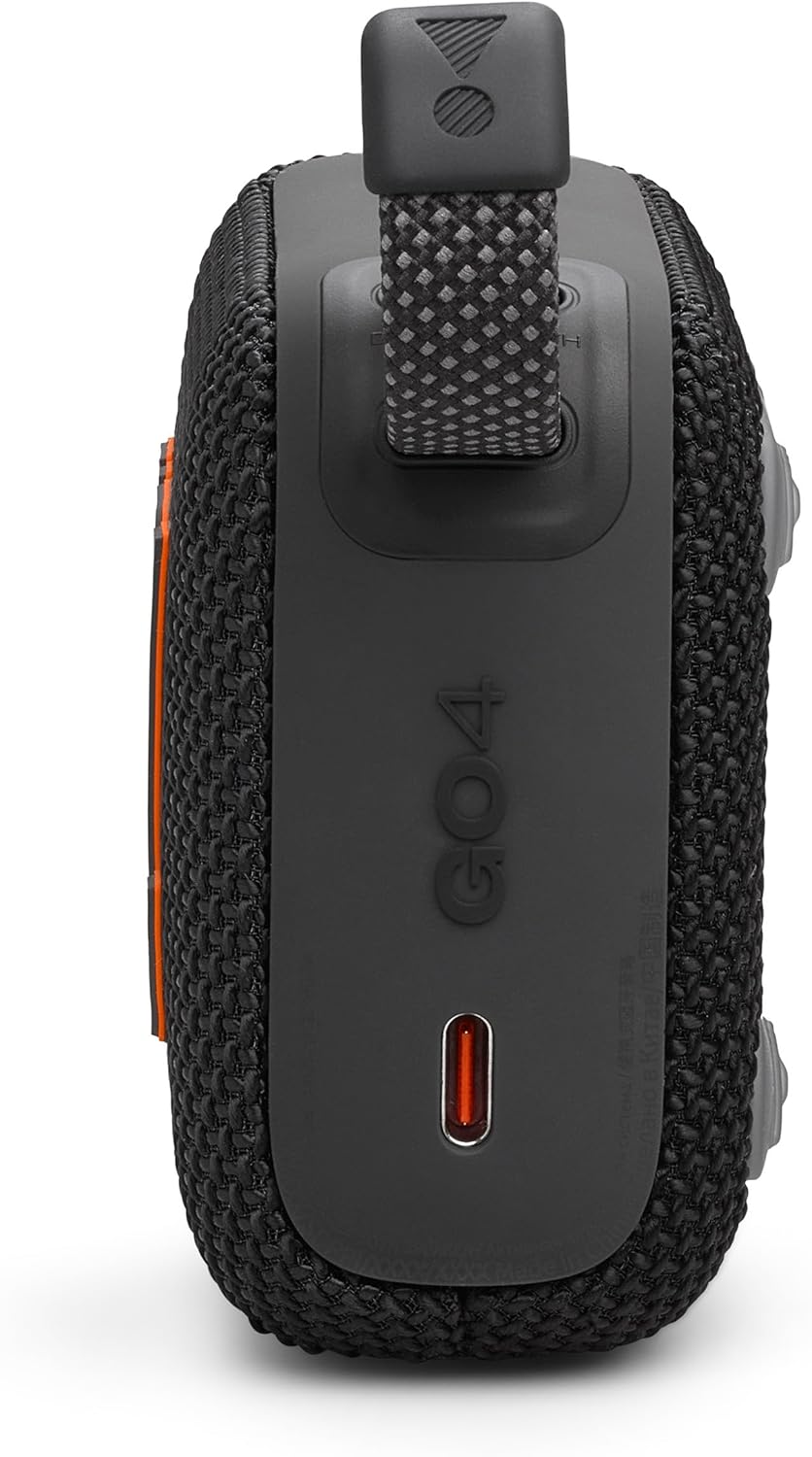 JBL GO 4 Ultra-Portable Bluetooth Speaker with Big JBL Pro Sound and Punchy Bass, PlaytimeBoost, Waterproof Design and 7-Hour Playtime, Black-2