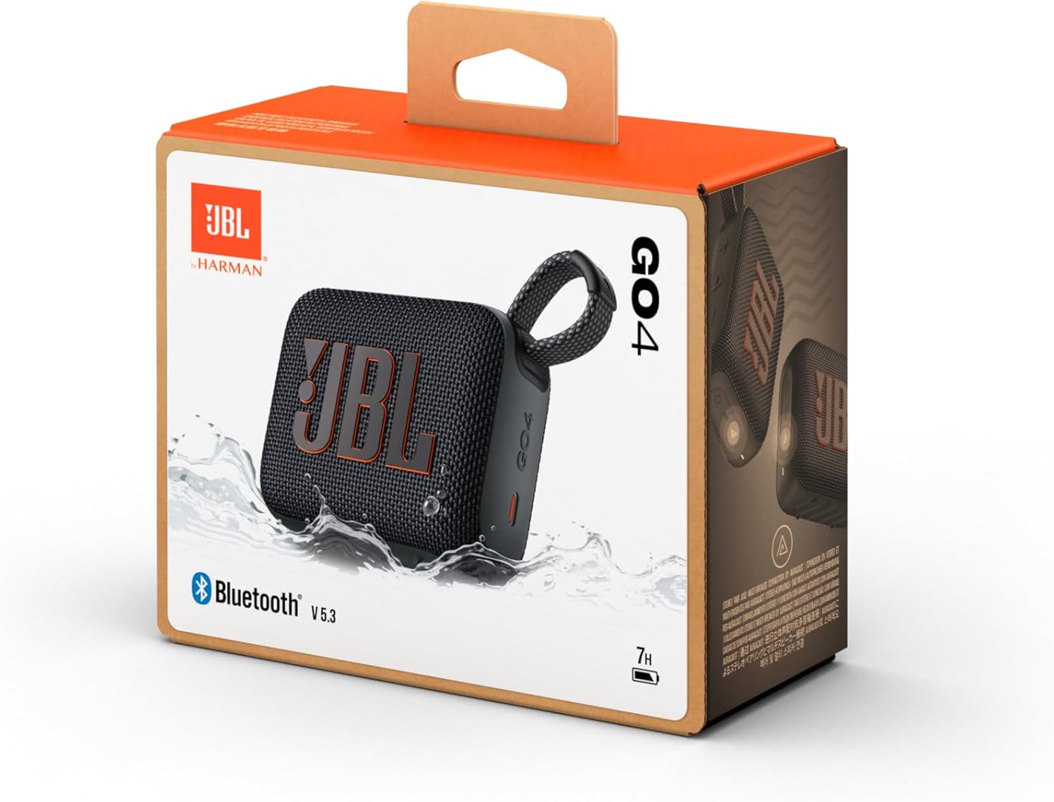 JBL GO 4 Ultra-Portable Bluetooth Speaker with Big JBL Pro Sound and Punchy Bass, PlaytimeBoost, Waterproof Design and 7-Hour Playtime, Black-4