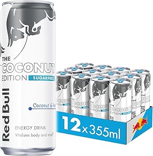 Red Bull Energy Drink Sugar Free Coconut Edition Coconut and Berry 355ml x12