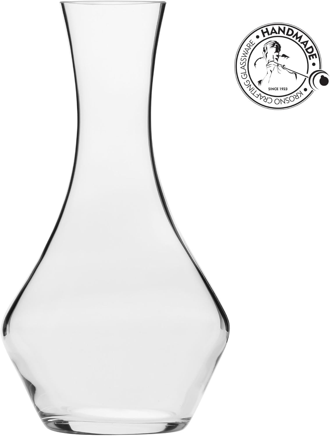 Krosno Wine Decanter, Essence Collection, 25 oz (750 ml), Premium Handcrafted Crystal Glass, Elegant Wine Carafe, Ideal for Red Wine Aeration, European Craftsmanship-6