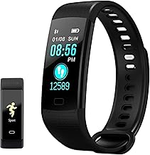 iSTYLE Activity Tracker, Health Heart Rate Monitor Sleep Monitor, Bluetooth Smart Watch, Waterproof Sport Fitness Tracker Step Pedometer Calorie Counter (Black)