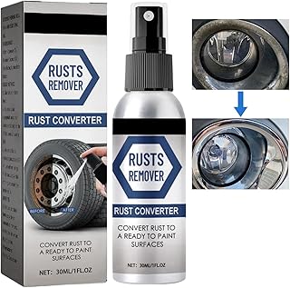 Jinjiar Anti Rust Conversion Agent Spray,Rust Remover Spray,Multifunctional Rust Remover for Metal,Rust Converter for Metal,Ironfree Rust Converter Spray,Car Rust Converter,Rust Removal Spray for Car