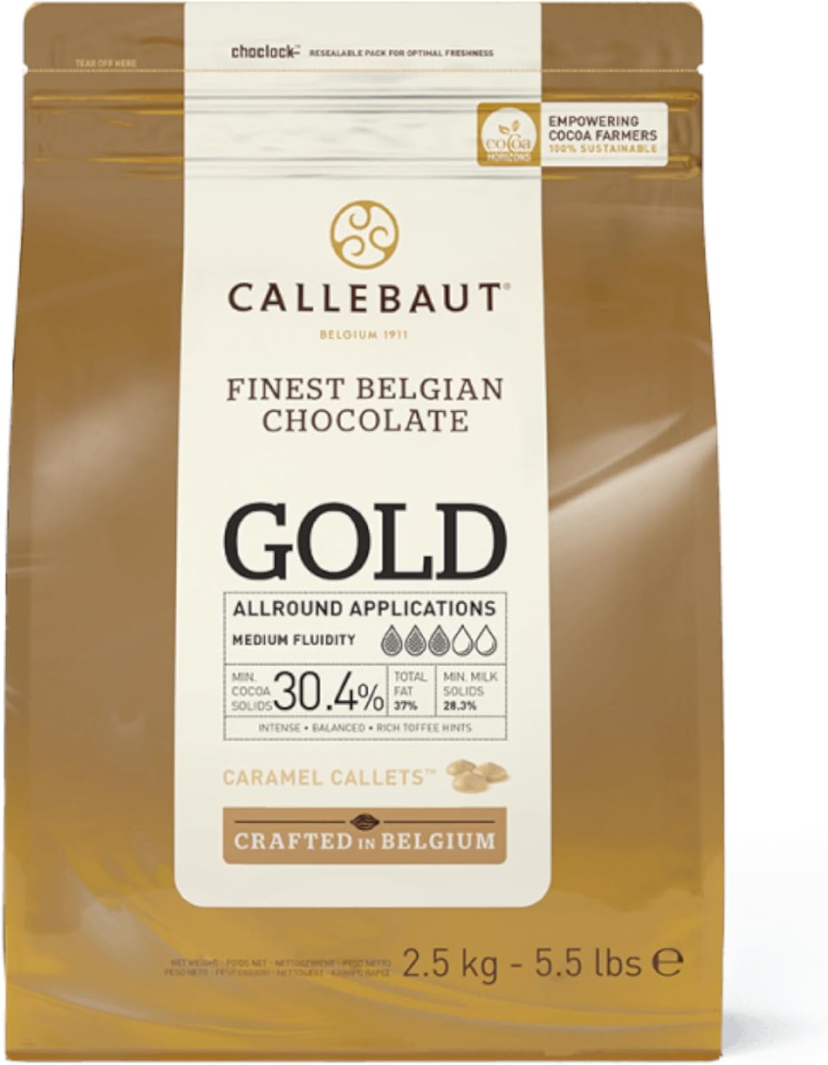 Callebaut Custom | 2.5kg Chocolate Callets | Choose from 9 Flavours | Recieve 2x2.5kg Bags-4