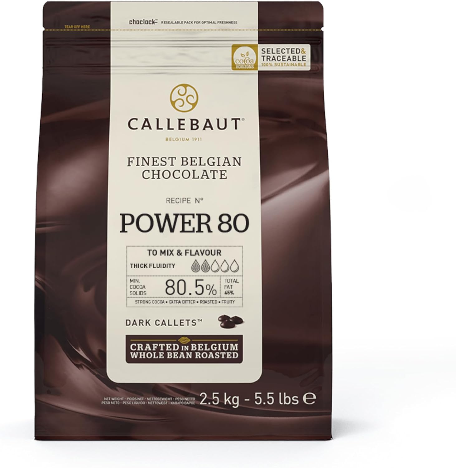 Callebaut Custom | 2.5kg Chocolate Callets | Choose from 9 Flavours | Recieve 2x2.5kg Bags-7