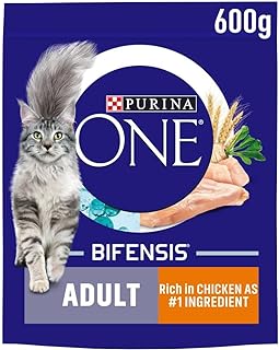 ONE Adult Rich in Chicken Dry Cat Food 600g PMP Packs (Pack of 4)