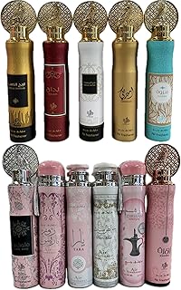 Arabian Air Freshener Bundle (3 x 300ml) Dubai, Luxury Scent, Long Lasting Fragrance (3 Feminine Scents)