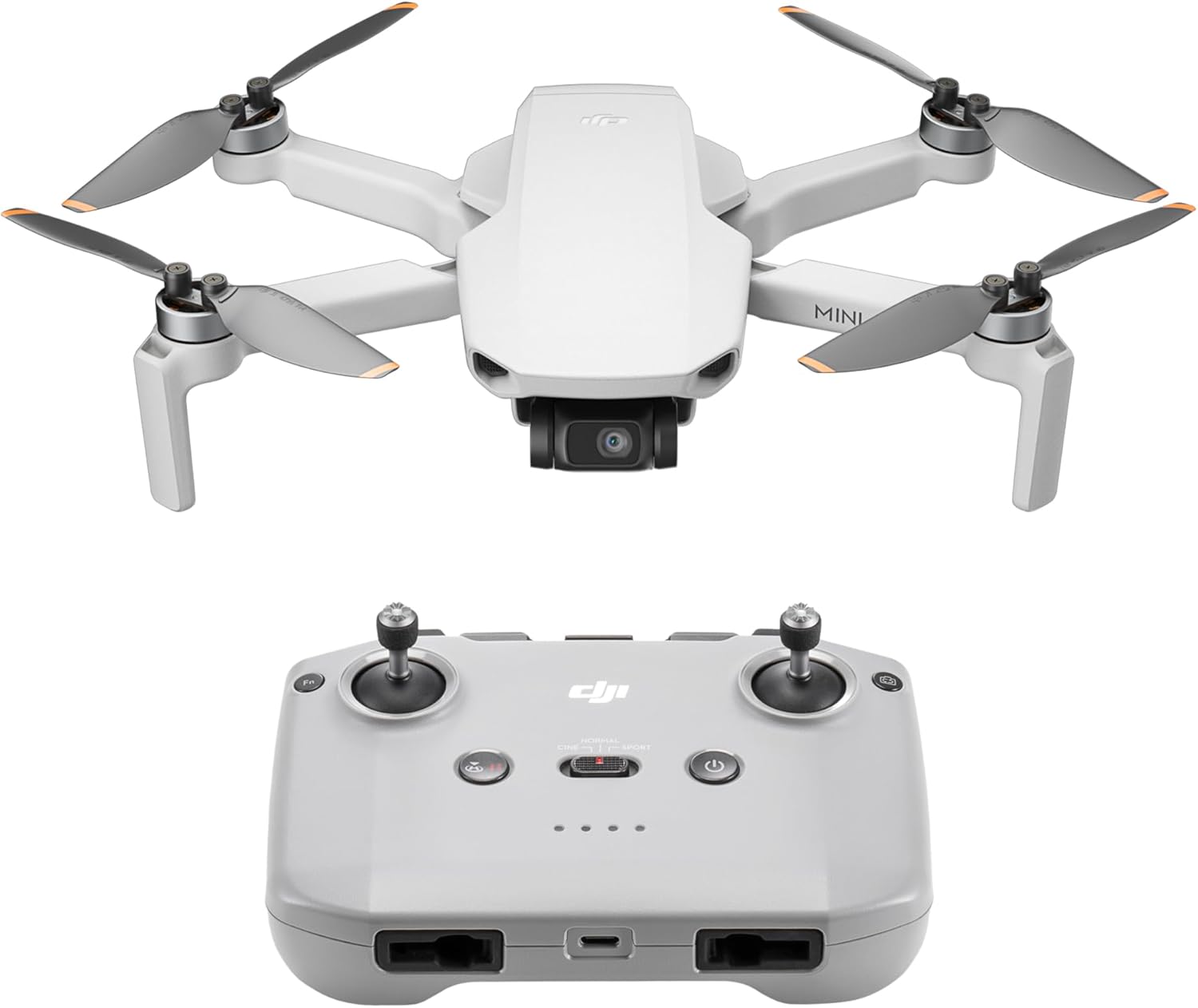 DJI Mini 4K, Drone with 4K UHD Camera for Adults, Under 249 g, 3-Axis Gimbal Stabilization, 10km Video Transmission, Auto Return, Wind Resistance, 31-Min Max Flight Time, Intelligent Flight-0