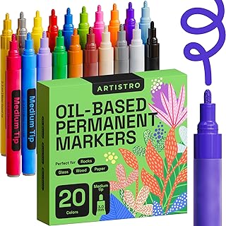 ARTISTRO 20 pack oil paint pens Medium multicolor