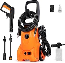 Electric Pressure Washer,1800w,140Bar,7L/min,Power Washer with Adjustable Nozzle Accessory,Foam Cannon,Jet Washer pressure Washer for Home/Car/Driveway/Patio Furniture