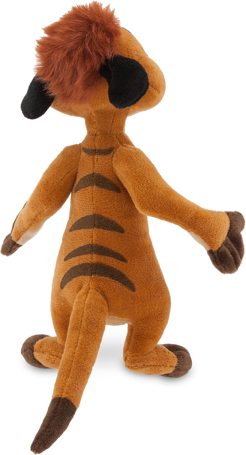 Disney Store Official Timon Soft Toy, The Lion King, Meerkat, 25cm/9.8”, Small Cuddly Animal Kids Plush Character Figure, Suitable for Ages 0+-2