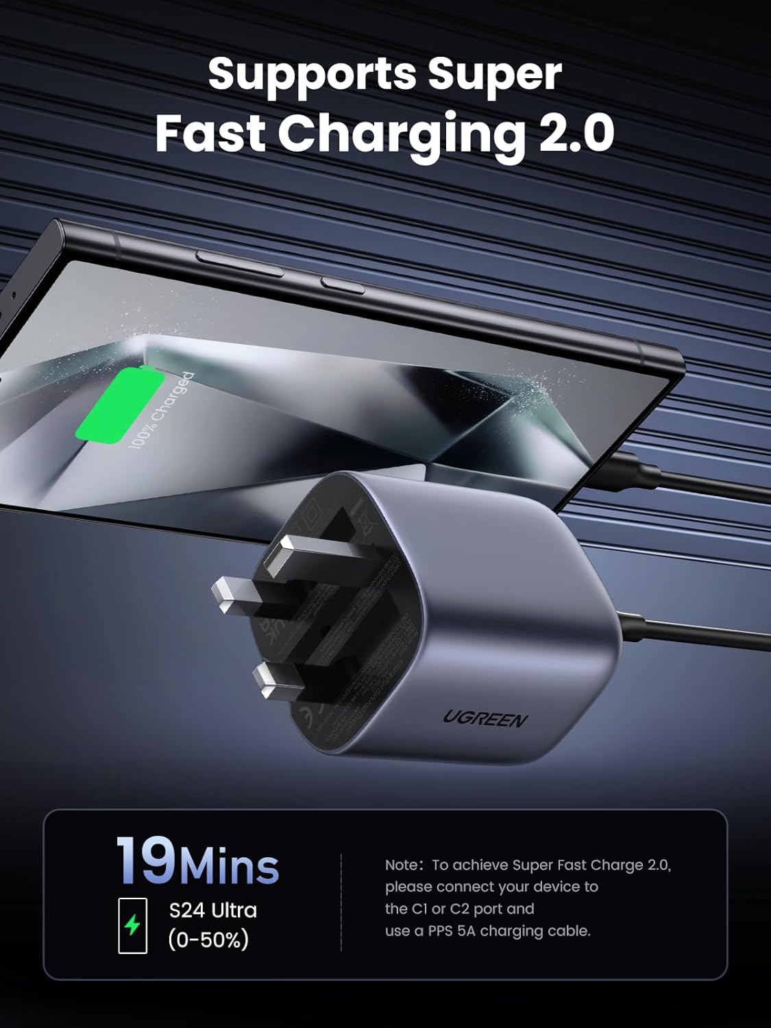 UGREEN 65W USB C Charger Nexode 4 Ports GaN Charger Fast Charger Foldable Travel Charger USB Laptop Charger Compatible with iPhone 16/15, iPad, Macbook Pro/Air, Galaxy S24/S23, Pixel 9/8, etc-3