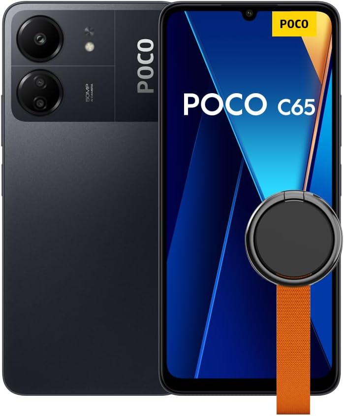 Xiaomi POCO C65 Black-Smartphone 8+256G-MediaTek Helio G85 processor,Smooth 6.744”90Hz display,18W fast charging(UK Version+2 Years Warranty)-0