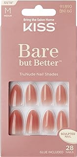 KISS Bare-But-Better Nails - Fairest Nude, 31 Ct.