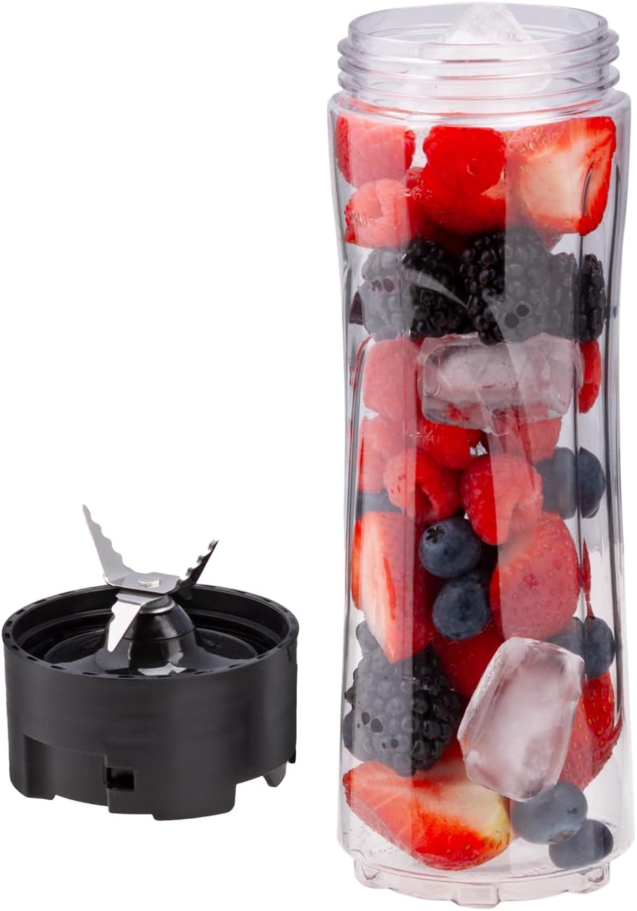 Sensio Home Personal Blender Smoothie Maker - BPA Free 1L Jar & 600ml Portable Sports Bottle, Electric Blender for Fruit, Vegetables, Protein Shakes, Crush Ice & Frozen Fruit, 2 Speed + Pulse 350W-2