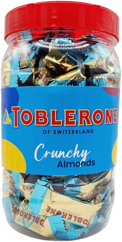 Toblerone Crunchy Almond Mini Candy Jar, 600g-0