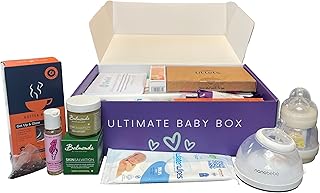 The Honest Midwife Ultimate Gift Set for You & Your Baby - includes Mam Anti Colic Bottle • Balmonds Skin Salvation • Nanobebe Bottle • Hottea Mama Tea Bags • Baby Wipes & More • CONTENTS MAY VARY